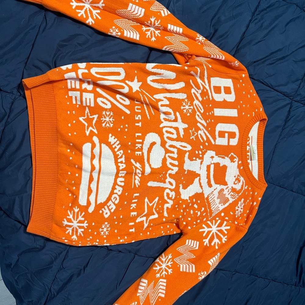 WHATABURGER Xmas sweater!!!